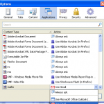 Gmail option in Firefox
