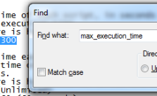 How to fix maximum execution time exceeded error